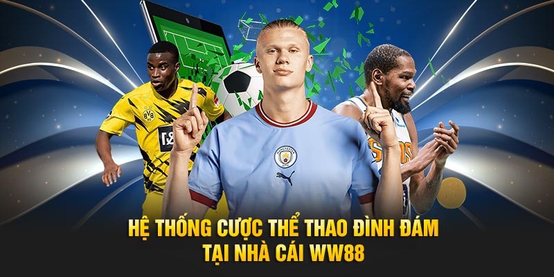 Hệ thống cược thể thao đình đám tại nhà cái WW88