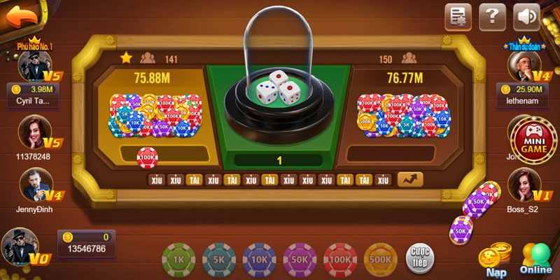 Tài xỉu là 1 trong top 5 trò chơi casino hay nhất bạn nên chơi